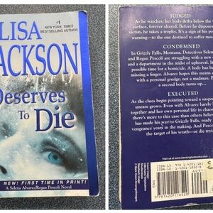 Lisa Jackson Novel 'Deserves to Die'